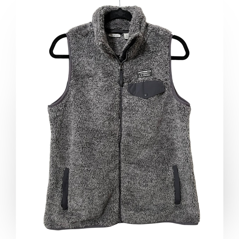 L.L. Bean Hi-Pile Fleece Vest Size Medium M